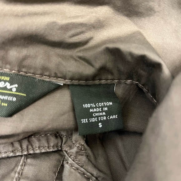 Eddie Bauer Jacket size small, 100% cotton, cute cinched waist 4 pockets - Picture 4 of 5